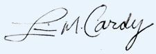 Luis Cardy signature